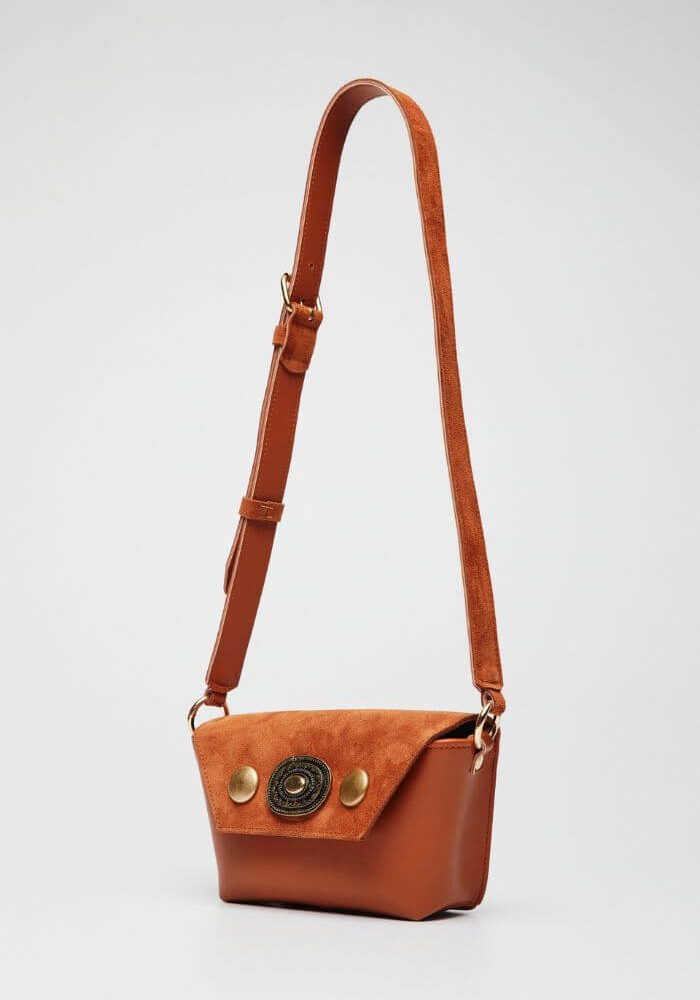 Τσάντα Ώμου Γυναικεία Δέρμα Sarliz Ταμπά-Snob Boutique