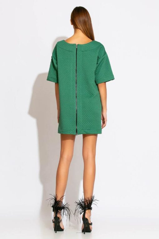 Φόρεμα Μίνι Καπτονέ Πράσινο-Snob Boutique
