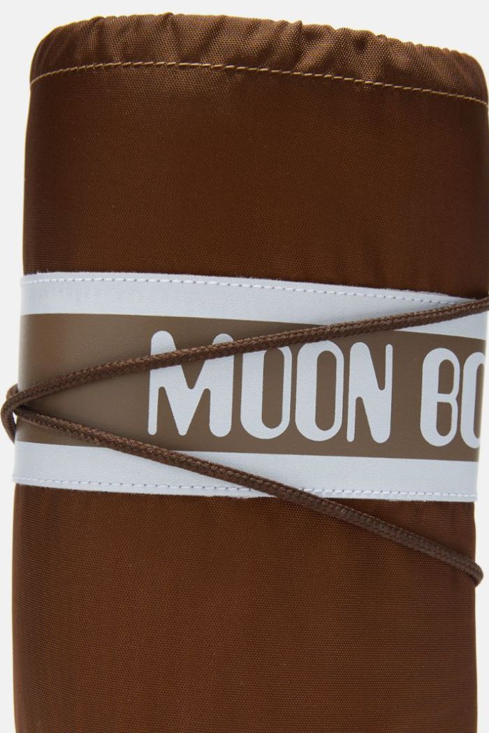 Μποτάκι Ψηλό Nylon Moon Boot Βrown-Snob Boutique