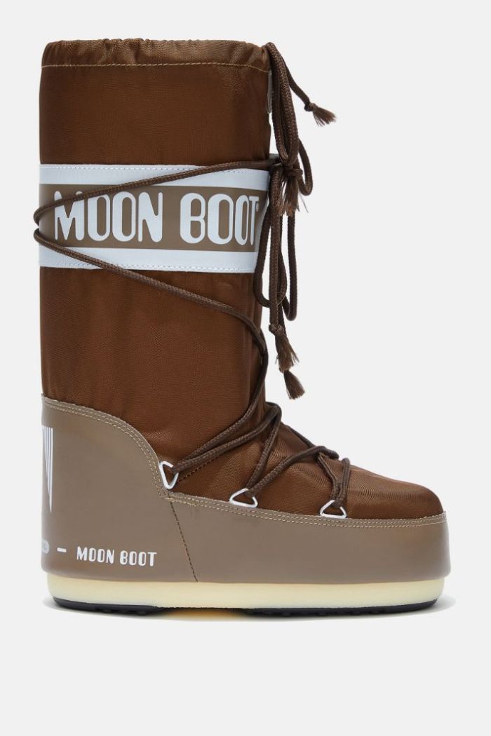 Μποτάκι Ψηλό Nylon Moon Boot Βrown-Snob Boutique