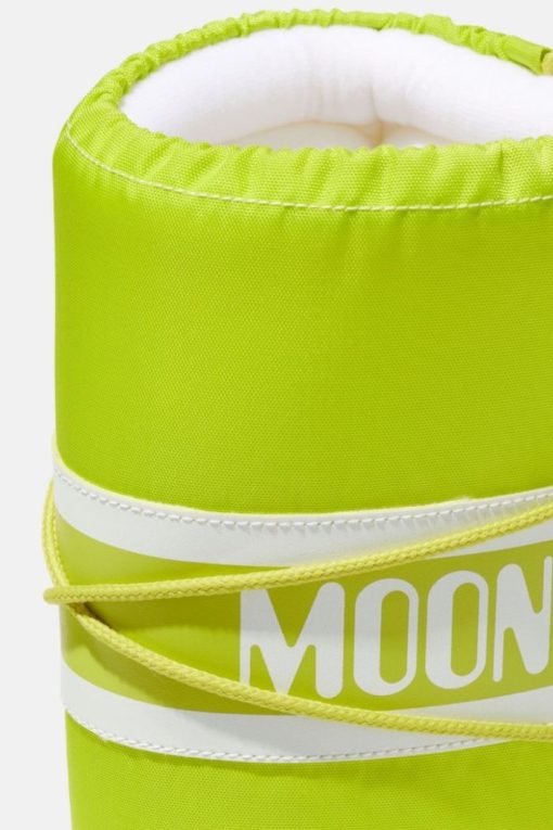 Μποτάκι Ψηλό Nylon Moon Boot Lime-Green-Snob Boutique