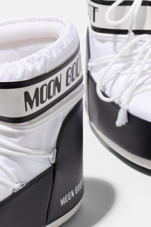Μποτάκι Χαμηλό Nylon Moon Boot White-Snob Boutique