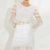 Μπλούζα Γυναικεία Crop Top Κέντημα Άσπρο-Snob Boutique